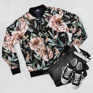 เสื้อแจ็กเก็ตเบสบอลสำหรับผู้ชายผ้าแคนวาสกันลมที่เป็นทางการปกตั้งสั่งทำได้ - Product Image 3