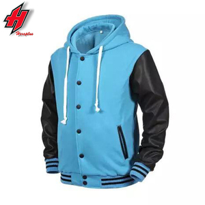 Chaqueta Varsity Vintage Personalizable con Capucha para Hombre, Chaqueta de Invierno de Lana Chenille, Chaqueta de Béisbol con Letras Bordadas, Impermeable - Product Image 1