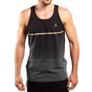 เสื้อแขนกุดมีฮู้ดผ้าสแปนเด็กซ์สำหรับผู้ชายเสื้อแห้งเร็วสำหรับออกกำลังกายฟิตเนสยืดออกกำลังกาย - Product Image 1