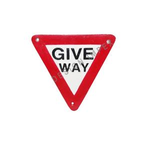 Señales de tráfico metálicas, señal de pared de prohibido estacionar, señal de advertencia decorativa de aluminio hecha a mano, fácil instalación - Product Image 3