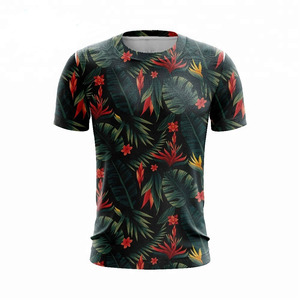 T-shirt tricoté pour homme à col rond 100 % coton, infroissable, écologique, respirant, à manches courtes, imprimé, léger, long, vente en gros - Product Image 5