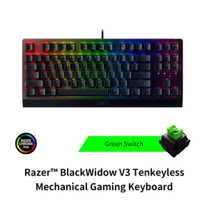 คีย์บอร์ดกลไกไร้สายขนาดเล็กแบบพกพา <span class=keywords><strong>Razer</strong></span> <span class=keywords><strong>Blackwidow</strong></span> คีย์บอร์ดสำหรับเล่นเกมมีสาย RGB สำหรับ <span class=keywords><strong>V3</strong></span> - Product Image 4