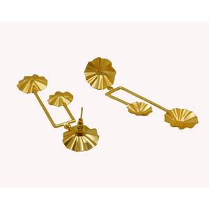 Pendientes de latón hechos a mano para niñas y mujeres - Product Image 3