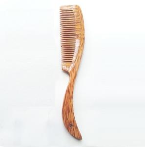 Peines de pelo de madera de coco, estilo minimalista, natural, hecho a mano, peine de madera, excelente calidad - Product Image 2