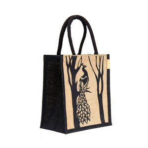 ถุงผ้าซาตินทรงกลมทำด้วยมือพร้อมที่จับซิปกระเป๋าช้อปปิ้งอเนกประสงค์ดีไซน์ใหม่จากโรงงานอินเดีย - Product Image 1