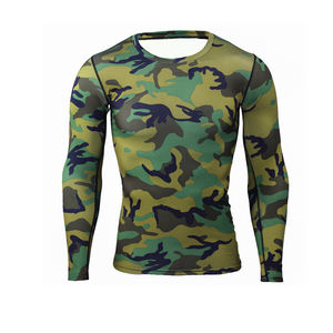 Camisetas de Compresión con Diseño de Camuflaje Personalizado 2026, Sublimación, Diseña Tu Propio Logotipo, Conjuntos Deportivos de Gimnasio con Camuflaje, Unisex - Product Image 1