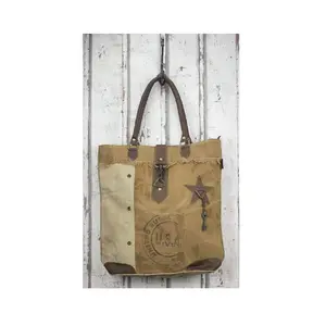 Scottish Style Canvas Cotton Bag Tote Bag Cotton Shopping Bag Boho Design