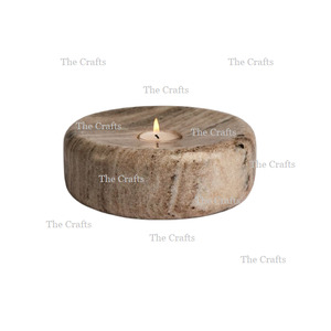 Set Of Two <b>Marble</b> And Wooden <b>Candle</b> Holder Handmade Square Shape <b>Candle</b> Holder For Home Hotel Decor - Product Image 5