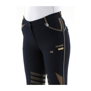 Pantalones ecuestres de nailon para mujer de alta calidad con parches en la rodilla directo al por mayor de La India para montar a caballo - Product Image 1