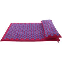 Ensemble de tapis et oreiller d'acupression pour yoga à domicile, masseur de tête, matériaux en coton ABS, couleur personnalisée, respectueux de l'environnement, soulagement de la douleur