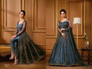 Trajes de Salwar Kameez para vestido de novia, trajes de Anarkali Sharara Drees para el Festival paquistaní, Surat, India, novedad de 2023 - Product Image 4