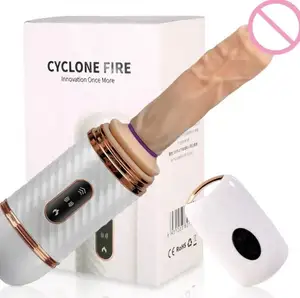 Seksspeeltjes Machine Dildo 360 Roterende Schommel Insert Verwarming Dildo Vrouwen Masturbatie Clitoris Stimulator Sex Telescopische Geweermachine