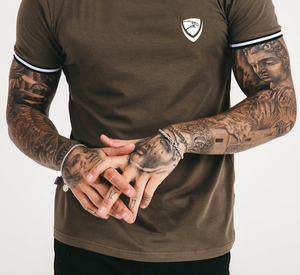 Venta al por mayor de fábrica logotipo personalizado absorbente de sudor transpirable Casual Fit manga corta cuello redondo hombres camiseta - Product Image 4