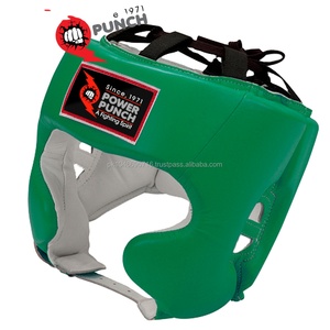 หมวกหนังแท้สำหรับฝึกซ้อมมวย POWER PUNCH รุ่น PP-1092 สำหรับผู้ใหญ่-ปรับแต่งได้ - Product Image 1