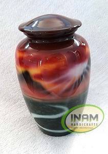 Urna de cenizas hermosa de diseño único de calidad extrema para cenizas de adultos/urnas de cremación de latón cenizas de adultos - Product Image 3