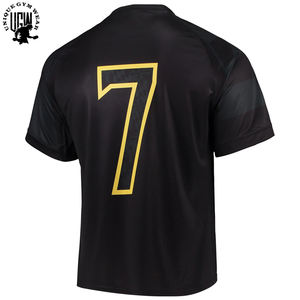 UNIQUE GYM WEAR Maillot de lacrosse unisexe à manches courtes, sublimé, 100% coton biologique, séchage rapide, respirant, prix abordable, meilleure qualité - Product Image 3