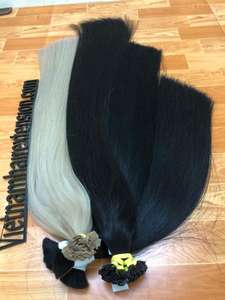 Extensions de cheveux vierges Remy à pointe plate très belles - Cheveux humains non traités 100% origine Vietnam 100g - Product Image 5