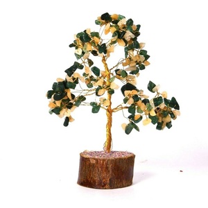 Arbre de vie en cristal, Jade vert et jaune, Aventurine spirituel, Reiki, guérison, arbre Feng Shui, cadeau de décoration artistique - Product Image 3