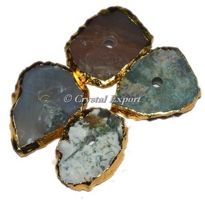 100% Velvet Jewelry Bag Customiz Fancy Jasper Oval Drop Electroplated <b>Knob</b> | Buy Healing Agate <b>Knob</b> - Product Image 1