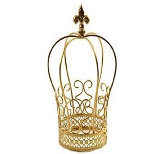 Design ammirevole corona decorativa Premium qualità oro metallo materiale corona <span class=keywords><strong>per</strong></span> la migliore vendita <span class=keywords><strong>accessori</strong></span> <span class=keywords><strong>per</strong></span> <span class=keywords><strong>capelli</strong></span> nel prezzo più basso - Product Image 1