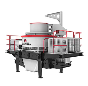 Triturador de impacto móvel eixo vertical, máquina para fazer areia de rock rio sílica