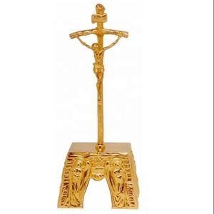 Mesa de iglesia de latón de alta calidad, nuevo diseño, Cruz, Brassworld, India - Product Image 1