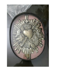 Tenture murale d'église de coeur sacré en métal de qualité supérieure pour la décoration - Product Image 6