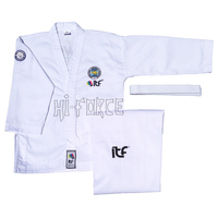 Seragam Taekwondo ITF Profesional Dobok dengan Bordir Custom untuk Dewasa