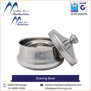 Top Quality Stainless Steel Shaving Bowl for Men Manufacture from India - Product Image 3
