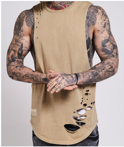 2021 Logo personnalisé nouveauté personnalisé imprimé vêtements de sport homme coton respirant débardeur sport maillots - Product Image 2