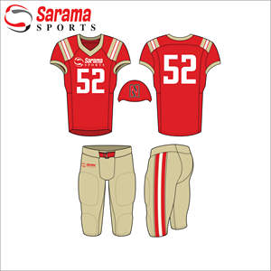 Uniformes de fútbol americano Sublimación Uniforme de fútbol americano personalizado, - Product Image 3