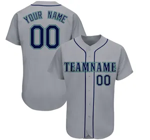 Hot Selling Groothandel Sublimatie New York Team Blank V-hals Heren Uniform Custom Baseball T-shirts Mannen Honkbal Uniform Jersey