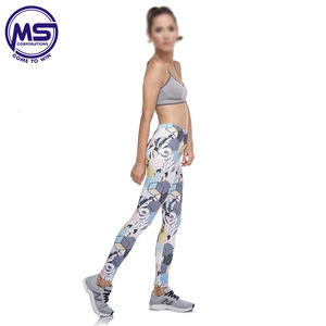 Leggings pour femmes Spandex Pantalon de yoga extensible dans les quatre sens Outwork Sports Gym Fitness Camo Printed Leggings - Product Image 5