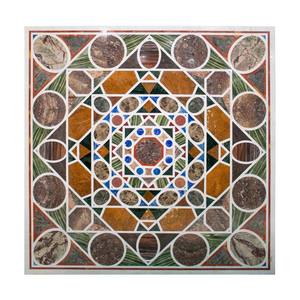 Cubiertas Decorativas para Mesa de Centro de Mármol Blanco con Diseño Antiguo - Product Image 1