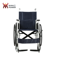 Rueda trasera de 24 pulgadas para Hospital, silla de mano médica, plegable, ligera, Manual, para personas mayores y discapacitados