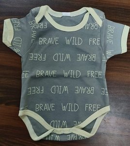Rompers de manga larga para bebés niñas, 100% algodón, con cierre de botones, de diseño premium, calidad de exportación, muy vendidos, hechos en Bangladesh. - Product Image 1