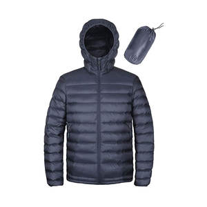 Chaqueta informal de burbujas para hombre, abrigo cálido a la moda, color negro, para exterior, Invierno - Product Image 1