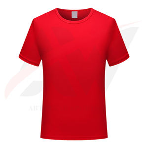 T-shirts pour hommes en coton uni de couleur unie, style streetwear, manches courtes, été, streetwear décontracté, col rond, poids 220g - Product Image 2