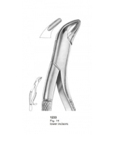 Pinzas de Extracción Dentales Manuales de Acero (Modelo Americano) - Product Image 1