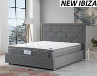Matelas à ressorts orthopédiques turcs Moyexo en mousse à mémoire de forme, rafraîchissant, hypoallergénique, antibactérien, avec housse amovible pour chambre à coucher