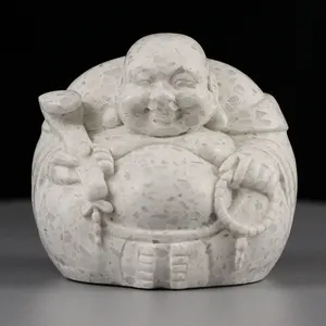Забавная симпатичная маленькая статуэтка Будды терраццо матрея