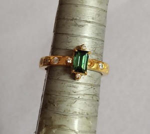 Ladies New Shiny Multi Flashy Ethiopian Opal Ovale Shape Gemstone Ring 12 mm in Size Silver Gold Plated Prong Set Zircin Ring - Product Image 3