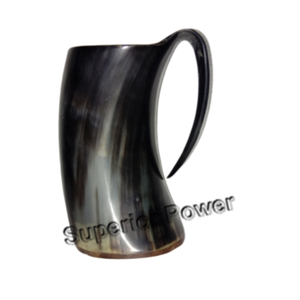 Gobelets corne Viking, lot de 12 pièces, pour servir de bière ou vin, de 6 à 7 pouces - Product Image 2