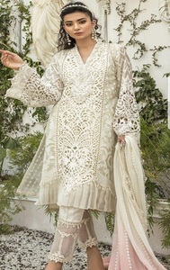 All New Hand Made Work, Embroidered Organza Heavy Dresses - Product Image 6