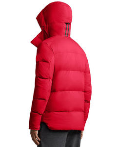 Veste matelassée en duvet de haute qualité personnalisée manteau d'hiver à col montant de grande taille pour hommes - Product Image 2