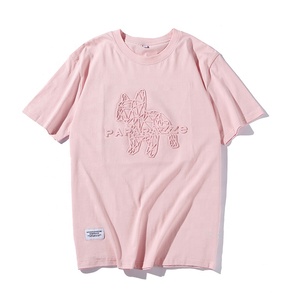 เสื้อยืดคอกลมพิมพ์ลายผ้าฝ้าย160G,เสื้อยืดลายนูนสีพื้น180G 200G 3D G - Product Image 4