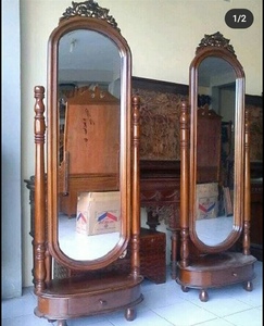 Best Design High Quality Modern Solid Wood Foldable Bedroom <b>Mirror</b> From Indonesia - Product Image 6
