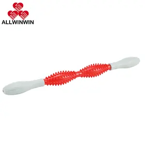 Allwinwin bastão massageador msk34, espinho de rolo muscular robusto na perna