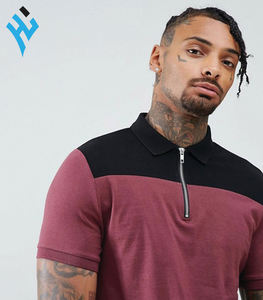 Polo de algodón 100% con logotipo personalizado al por mayor, camiseta para golf, ropa de negocios, Polo liso de secado rápido para hombre - Product Image 3