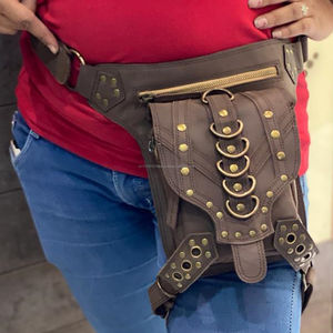 กระเป๋าหนังนักขี่จักรยานกระเป๋าคาดเอว,เข็มขัดหนังกระเป๋าคาดสะโพกเข็มขัดมอเตอร์ไซค์ใส่ได้ทั้งชายและหญิง - Product Image 1